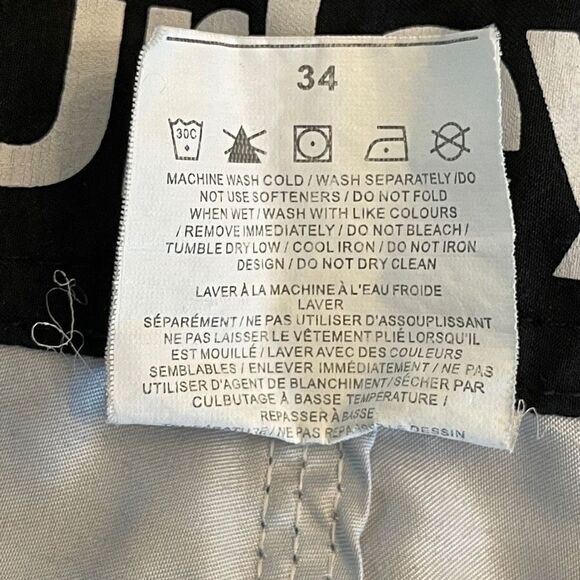 Hurley Board Shorts Swimming Trunk Shorts Men's 34 Striped Zipper Pocket - Picture 4 of 8